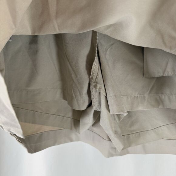 Nike Golf Skirt Women's Medium 10 Khaki Lined Zip Back Pockets Dri Fit - Picture 5 of 7